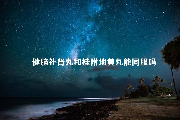 健脑补肾丸和桂附地黄丸能同服吗