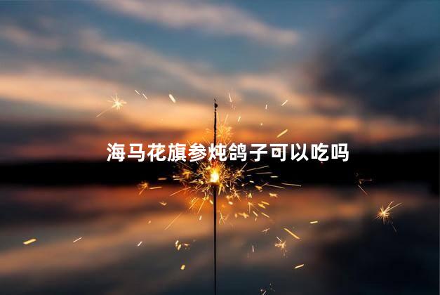 海马花旗参炖鸽子可以吃吗