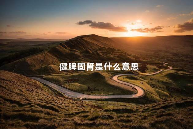 健脾固肾是什么意思