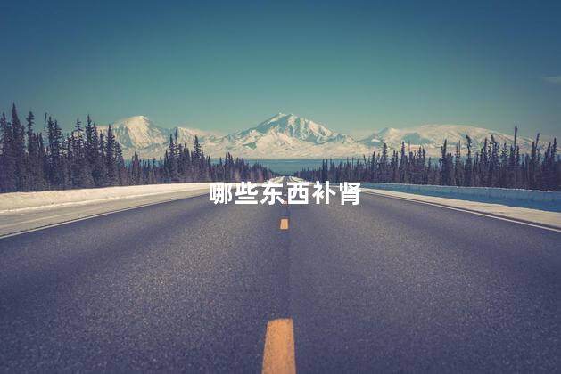 哪些东西补肾