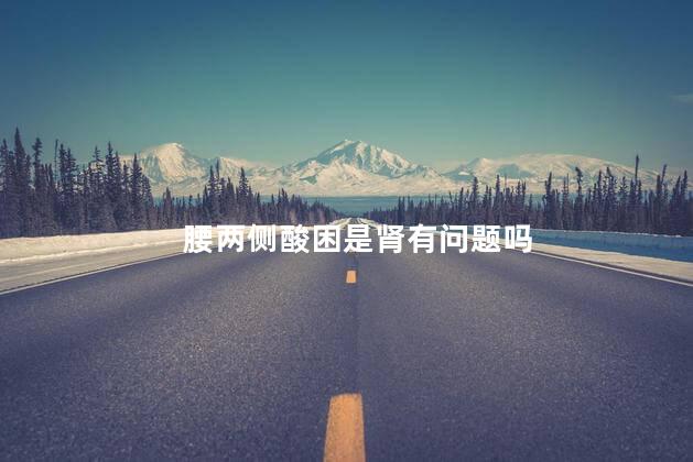 腰两侧酸困是肾有问题吗