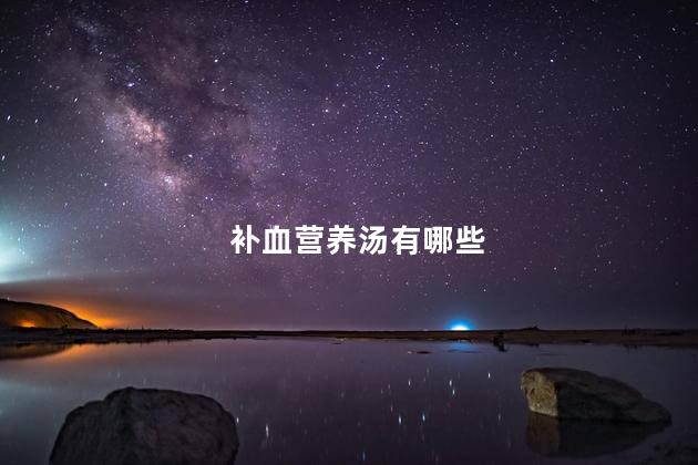补血营养汤有哪些