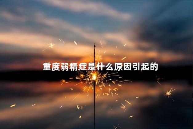 重度弱精症是什么原因引起的