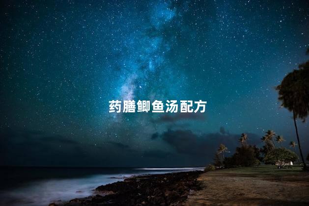 药膳鲫鱼汤配方