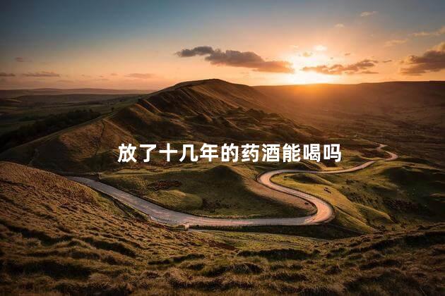 放了十几年的药酒能喝吗