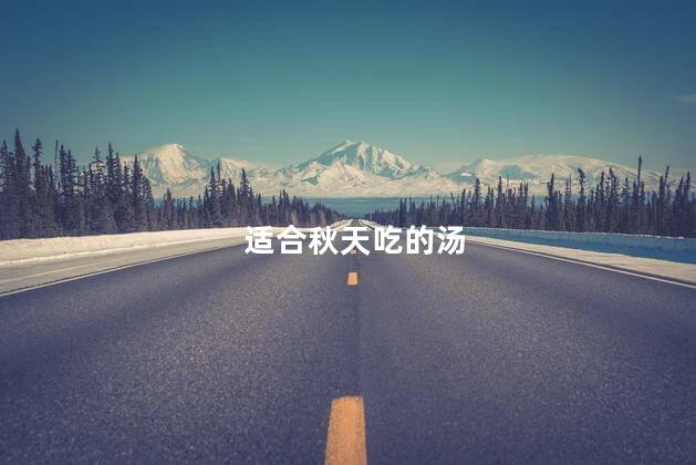 适合秋天吃的汤