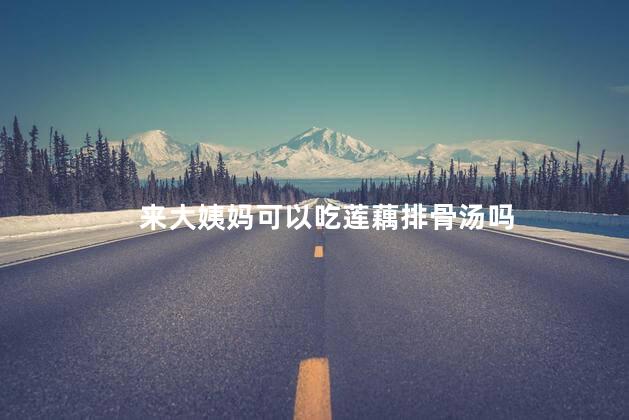 来大姨妈可以吃莲藕排骨汤吗
