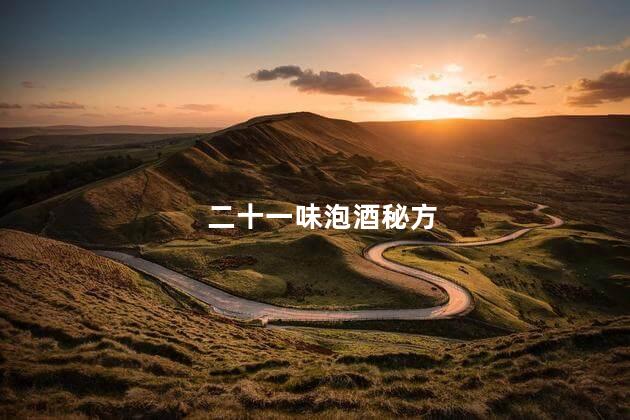 二十一味泡酒秘方