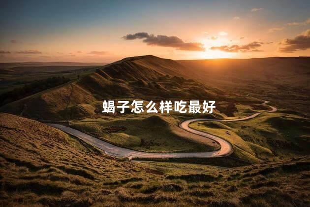 蝎子怎么样吃最好