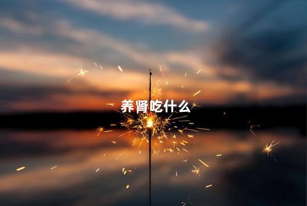 养肾吃什么