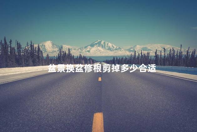 盆景换盆修根剪掉多少合适