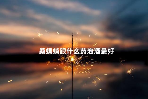 桑螵蛸跟什么药泡酒最好