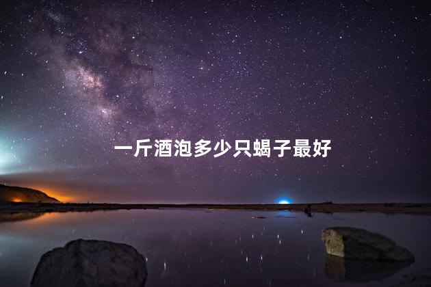 一斤酒泡多少只蝎子最好