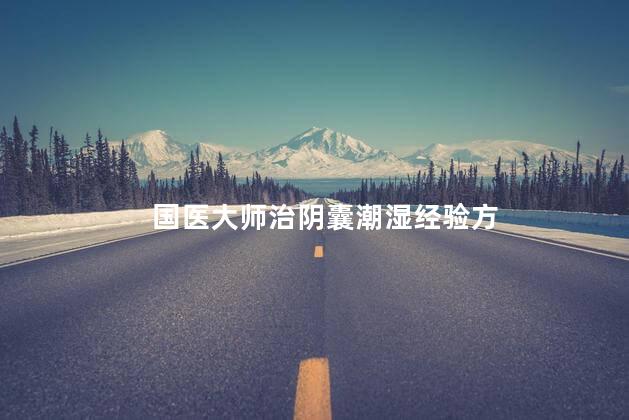 国医大师治阴囊潮湿经验方