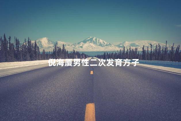 倪海厦男性二次发育方子