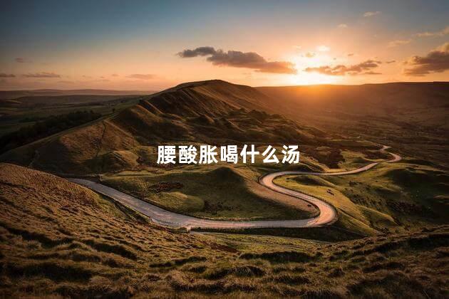 腰酸胀喝什么汤